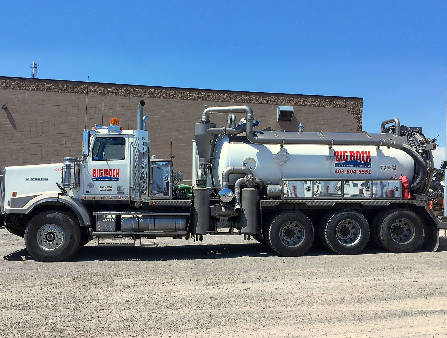Equipment Big Rock Water Hauling