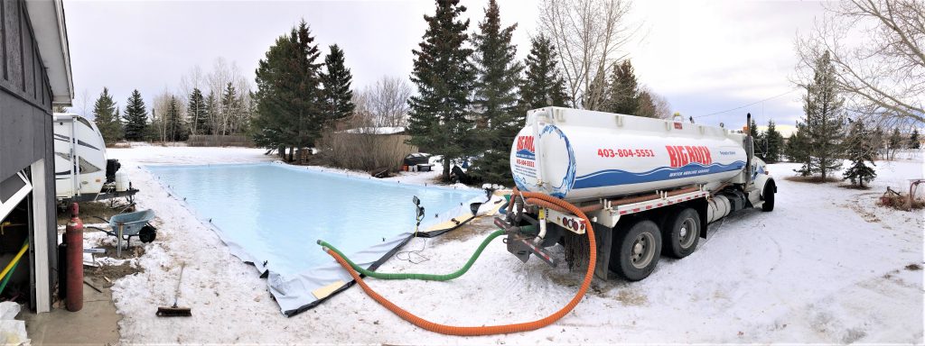Skating Rink Flooding - Big Rock Water Hauling